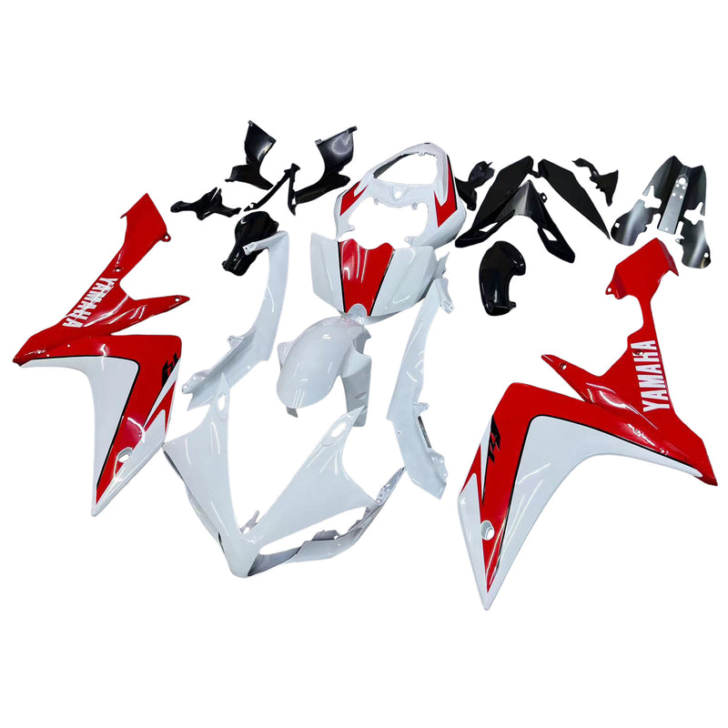 Fairings 2007-2008 Yamaha YZF-R1 White & Red R1 Generic