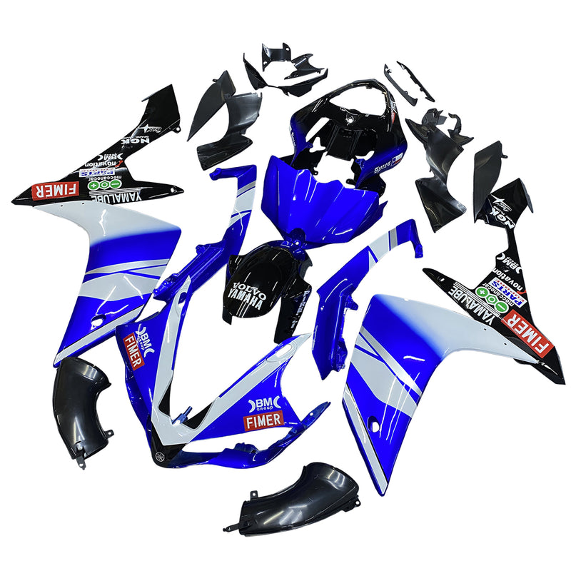 Verkleidungen 2007-2008 Yamaha YZF-R1 Blau Schwarz BMC R1 Racing Generic