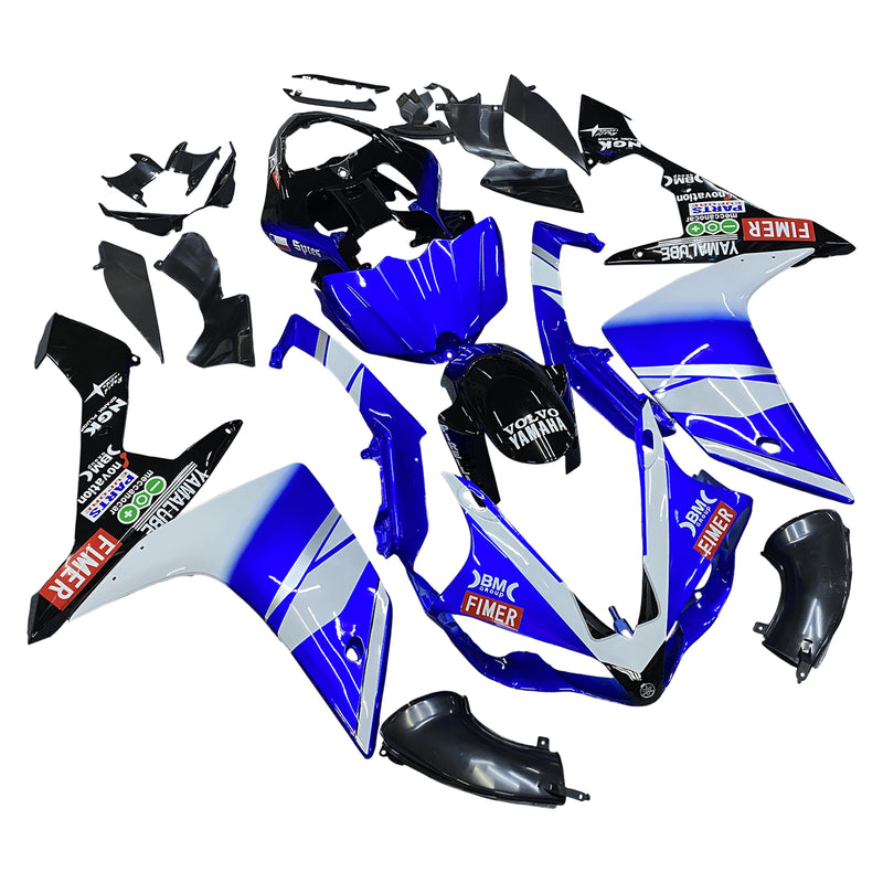 Owiewki 2007-2008 Yamaha YZF-R1 Niebieski Czarny BMC R1 Racing Generic