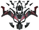 Verkleidungen 2007-2008 Yamaha YZF-R1 Black Matte &amp; Red Flame R1 Generic