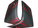 Verkleidungen 2007-2008 Yamaha YZF-R1 Black Matte &amp; Red Flame R1 Generic