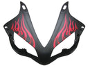 Verkleidungen 2007-2008 Yamaha YZF-R1 Black Matte &amp; Red Flame R1 Generic
