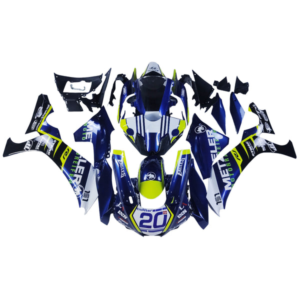 Amotopart kåpa set för Yamaha YZF 1000 R1 2015-2019, kropp, plast, ABS