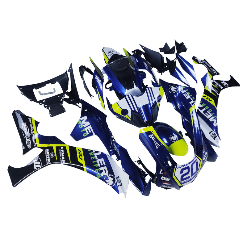 Amotopart Verkleidungsset für Yamaha YZF 1000 R1 2015–2019, Karosserie, Kunststoff, ABS