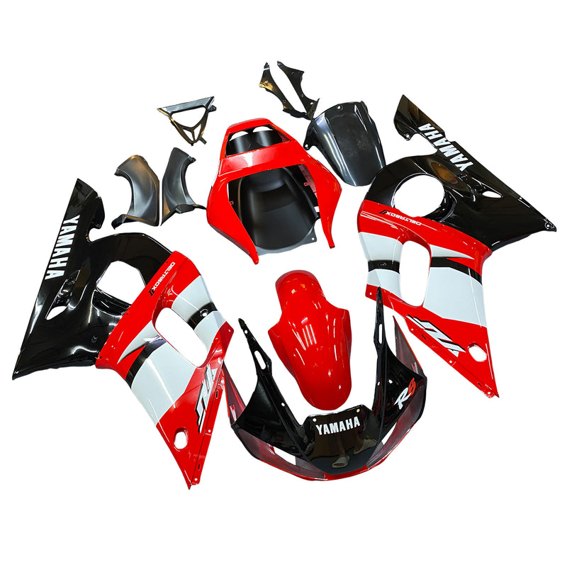 Fairings 1998-2002 Yamaha YZF-R6 Rød Svart R6 Generisk