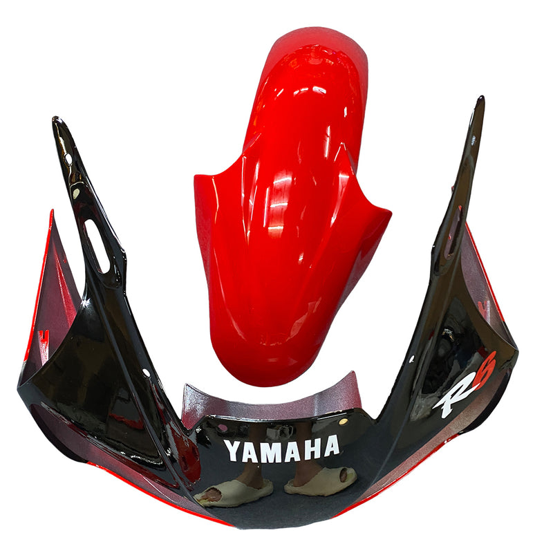 Fairings 1998-2002 Yamaha YZF-R6 Rød Svart R6 Generisk