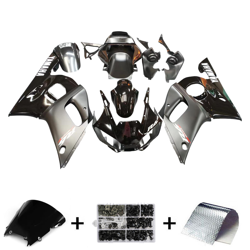 Fairings 1998-2002 Yamaha YZF-R6 Contrast Black R6 Racing Generic