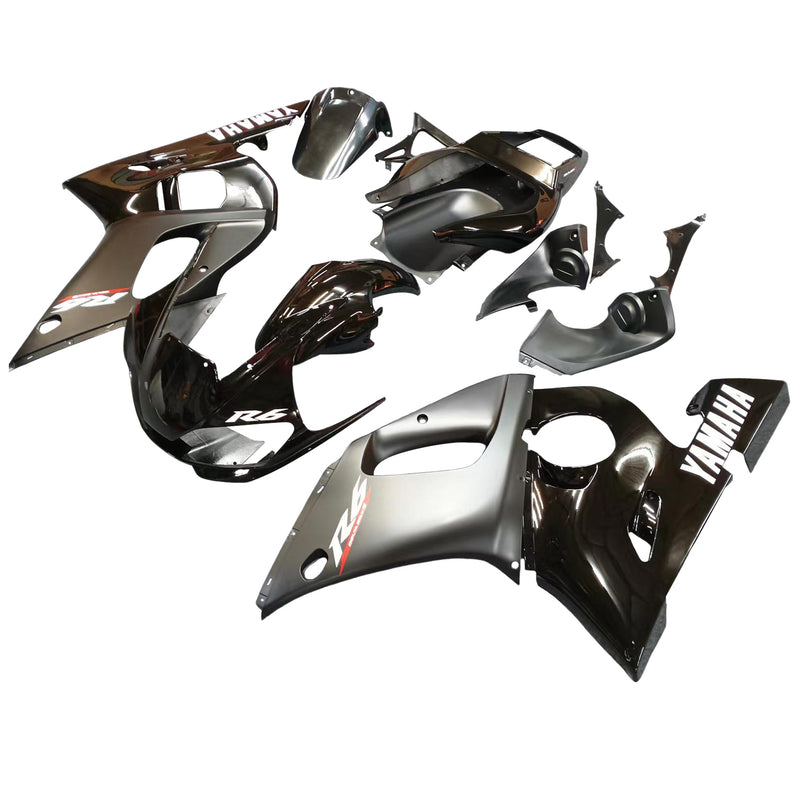 Fairings 1998-2002 Yamaha YZF-R6 Contrast Black R6 Racing Generic