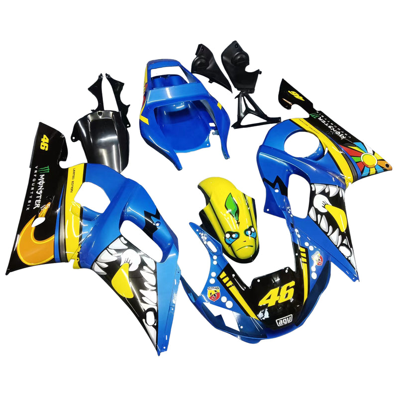 Kit de carenagem Amotopart para Yamaha YZF 600 R6 1998-2002 carroceria de plástico ABS