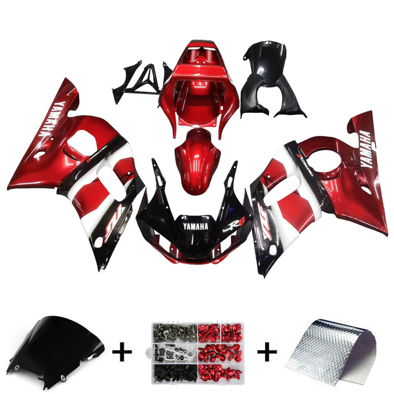 Kit de carenagem para Yamaha YZF 600 R6 1998-2002 Genérico