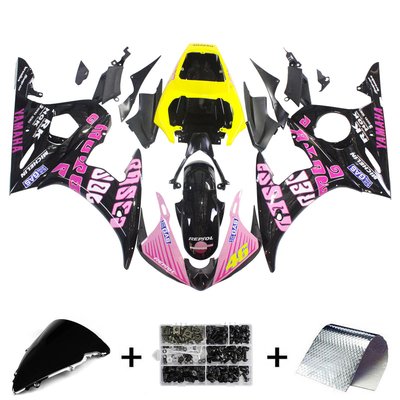 Kåpa kit för Yamaha YZF 600 R6 2003-2004, R6S 2006-2009