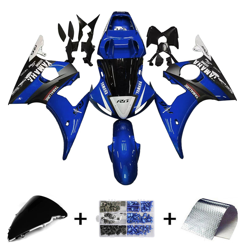 Kit de carenagem para Yamaha YZF 600 R6 2003-2004 Genérico