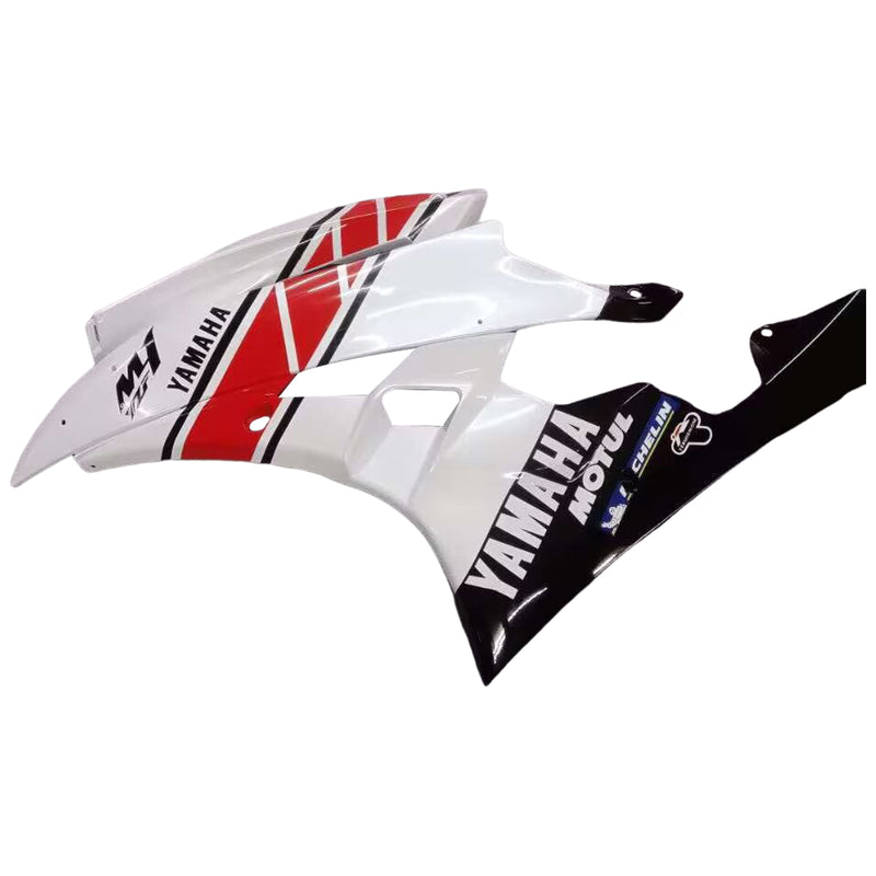 Owiewki 2006-2007 Yamaha YZF-R6 Biały Czerwony Czarny R6 Racing Generic