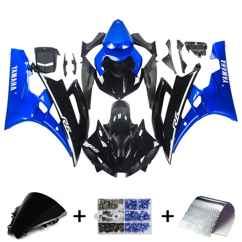 Juego de carenado para Yamaha YZF 600 R6 2006-2007 Genérico