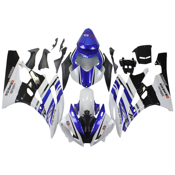 Amotopart kåpa set för Yamaha YZF 600 R6 2006-2007, kropp, plast, ABS