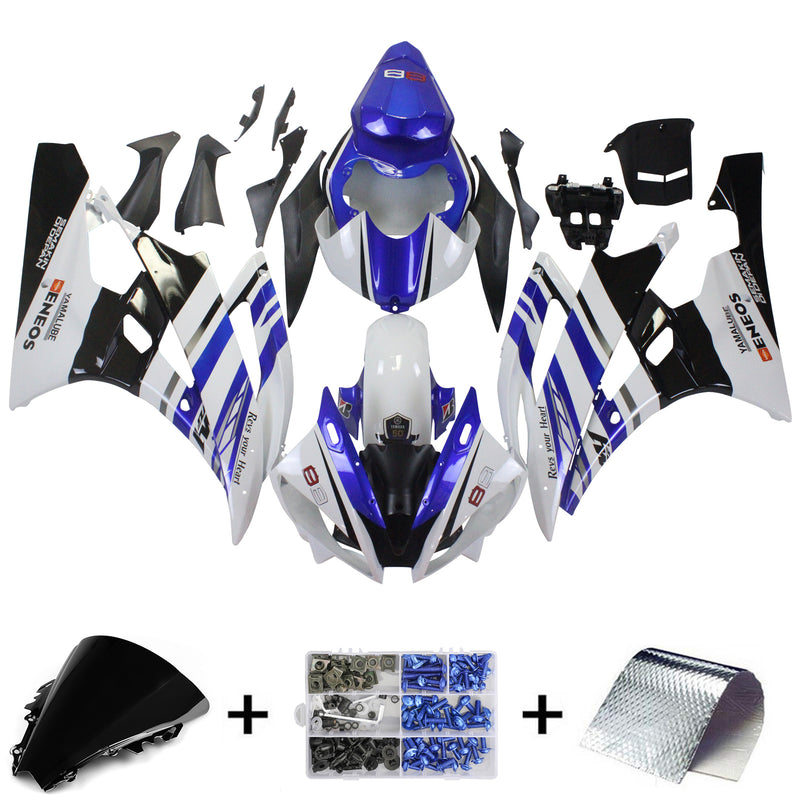 Kit de carenagem Amotopart para Yamaha YZF 600 R6 2006-2007 carroceria de plástico ABS