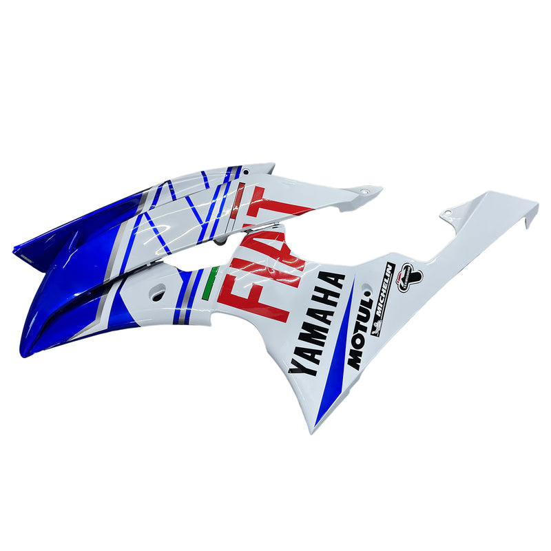 Fairings 2008-2016 Yamaha YZF-R6 Hvit Blå nr. 46 FIAT R6 Generisk