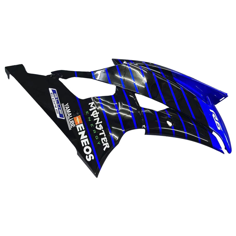 Amotopart Verkleidungsset für Yamaha YZF 600 R6 2008–2016, Karosserie, Kunststoff, ABS