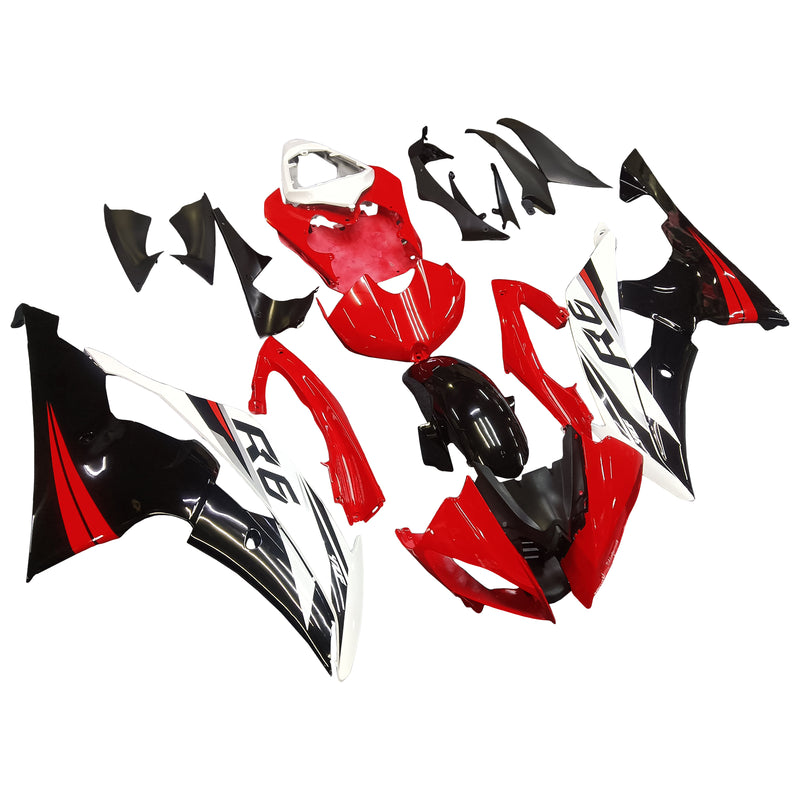 Kit de carenagem Amotopart para Yamaha YZF 600 R6 2008-2016 corpo plástico ABS