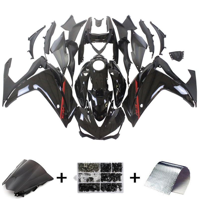 Amotopart Fairing Kit for Yamaha YZF-R3 2014-2018, R25 2015-2017 Karosseri ABS