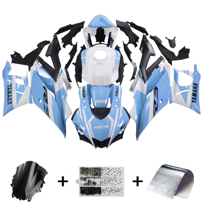 Kåpa set för Yamaha YZF-R3 R25 2019-2021 Generic