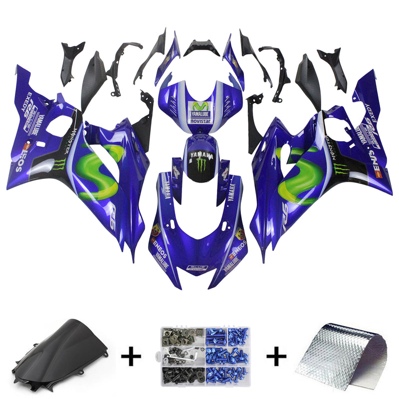 Kåpesett for Yamaha YZF-R6 2017-2023 Generisk