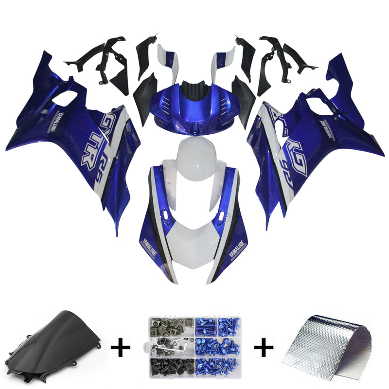 Yamaha YZF-R6 2017-2023 kåpa set, kropp, plast, ABS