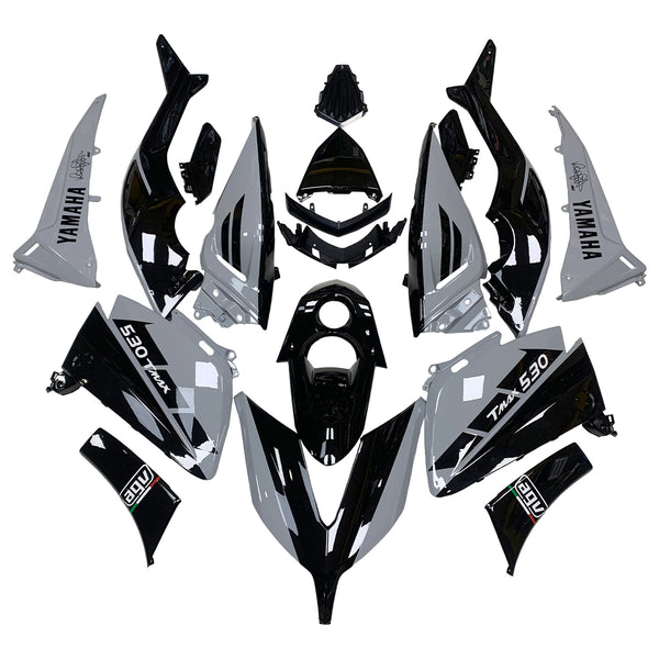 Amotopart Fairing Kit för Yamaha T-Max TMAX530 2015-2016 Kaross ABS