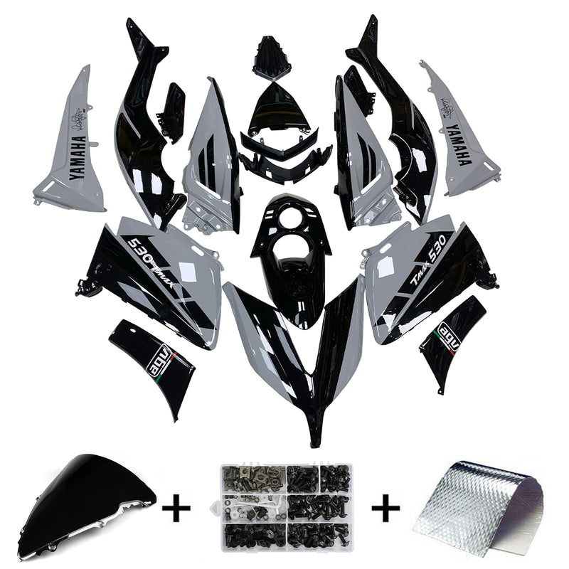 Amotopart Fairing Kit for Yamaha T-Max TMAX530 2015-2016 Karosseri ABS