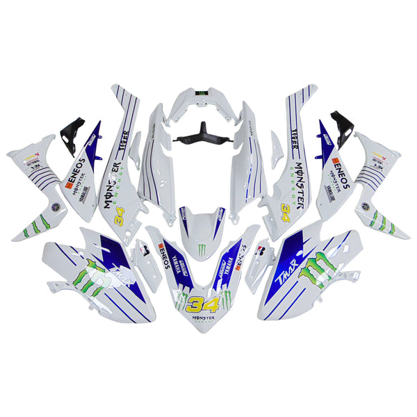 Amotopart Fairing Kit for Yamaha T-Max TMAX530 2017-2018 Karosseri ABS