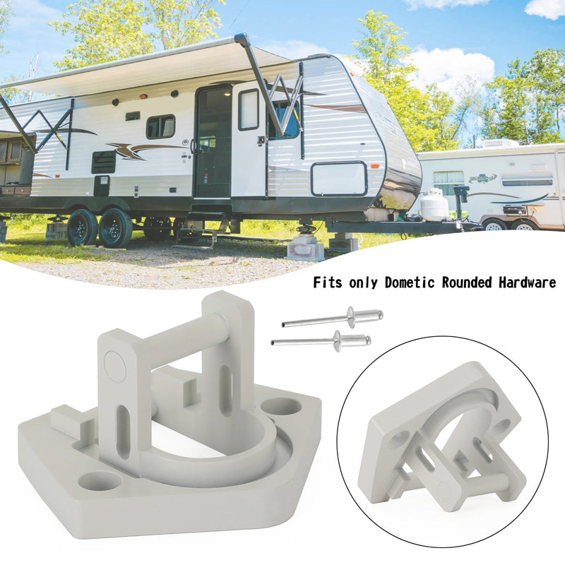 Aluminium RV Markise Maskinvare for Sunchaser II Markise Bunnbrakett Erstatning U