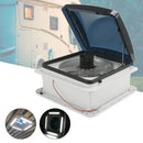 14" Wohnmobil-Dachlüfter für Caravan 3-Gang-Motor 12 V Lüfter mit Oberlicht und LED-Beleuchtung