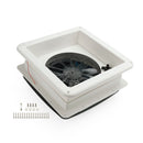 14" Wohnmobil-Dachlüfter für Caravan 3-Gang-Motor 12 V Lüfter mit Oberlicht und LED-Beleuchtung