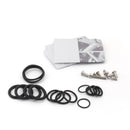 Pernos de tapones de marco de aluminio Billet, 18 Uds., plateados, aptos para BMW R1200GS LC Adv 13-19