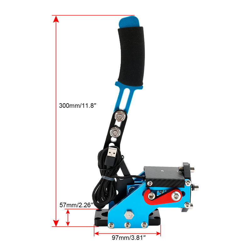 USB SIM-håndbrems-håndbremssett for racingspill Hjulstativ G27/G29 G920 PC