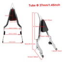 2009-2022 CVO Road Glide Street Road King Opěrka zad Sissy Bar