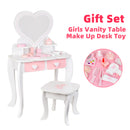 Kinder Mädchen Schminktisch Kinder Frisierspiegel Schminktisch Spiel Geschenkset