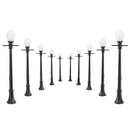 5/10 stk LCX04 modelljernbanelanternelamper Gatelys O skala LED-er