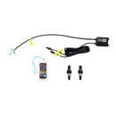 2X 3ft RGB LED Peitschenlichter Antenne mit Flaggenfernbedienung für Polaris RZR UTV ATV