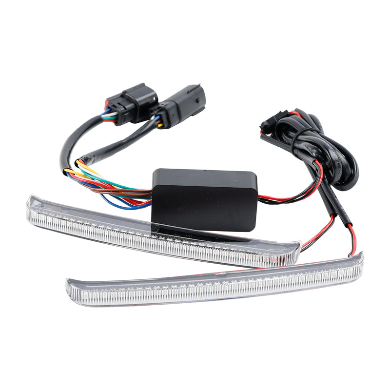 Road Glide FLHR CVO 2014-2022 Sadelbag LED-flytende blinklys