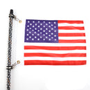 3 fot RGB LED APP Whip Lights-antenne med flaggfjernkontroll for Polaris UTV ATV