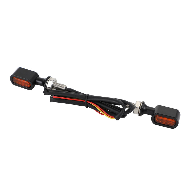 Pisca-piscas traseiros em LED com marca Mini-E para Sportster Touring Dyna Softail Generic