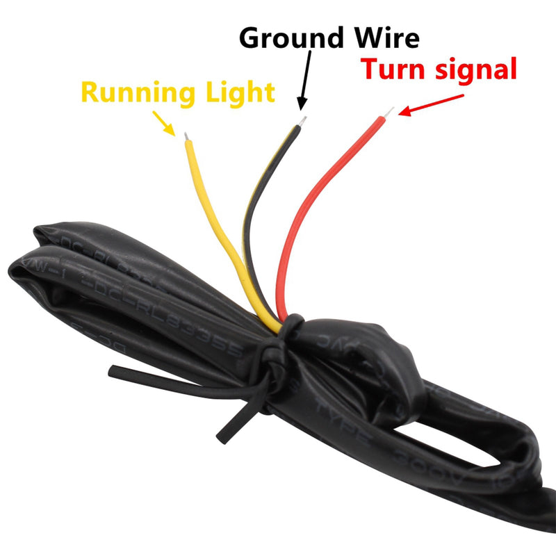 LED-Heckblinker mit Mini-E-Markierung für Sportster Touring Dyna Softail Generic