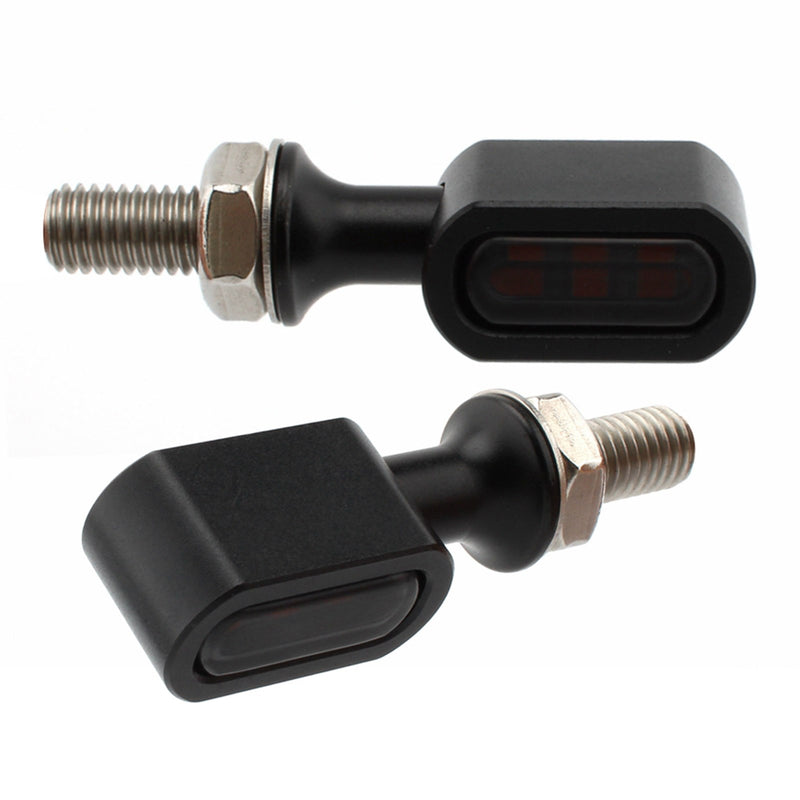 Pisca-piscas traseiros em LED com marca Mini-E para Sportster Touring Dyna Softail Generic