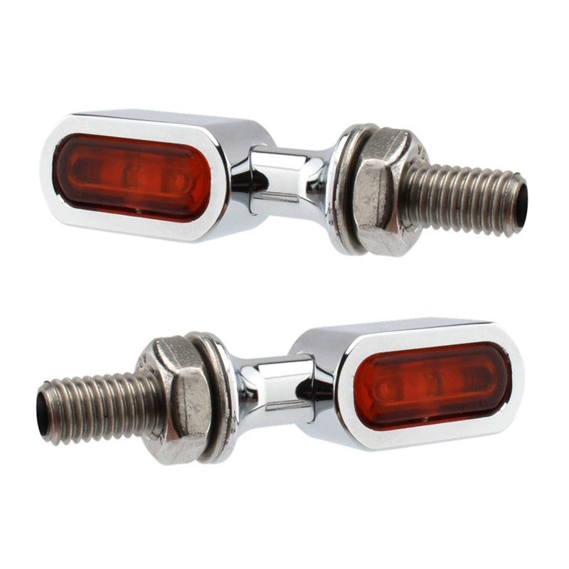 Tylne kierunkowskazy LED z oznaczeniem mini-E do Sportster Touring Dyna Softail Generic