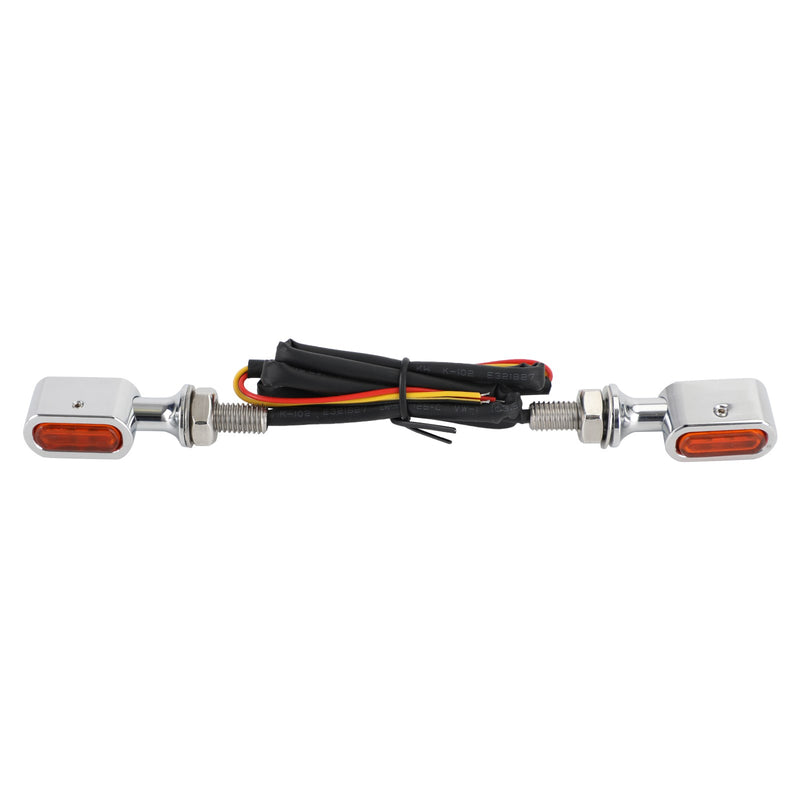 Intermitentes traseros LED con marcado mini-E para Sportster Touring Dyna Softail Generic