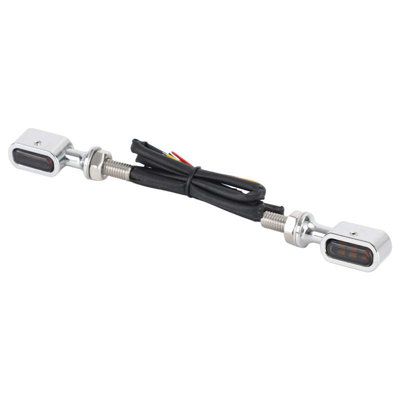 Intermitentes traseros LED con marcado mini-E para Sportster Touring Dyna Softail Generic