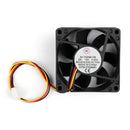 1 Stück DC Bürstenloser PC-Computerlüfter 12 V 7025B 70 x 70 x 25 mm 0,2 A 3-poliger Draht