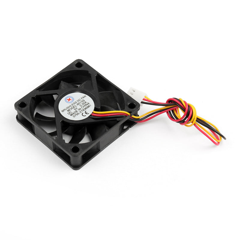 6015s Cooling Fan 60x60x15mm DC 5V CPU Pin Computer Fan 0.2A 3 Brushless