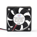 4 stk 50 mm x 10 mm 5010B DC 12V 0,1A 2-pin børsteløs køleventilatorkugleleje
